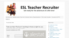 eslteacherrecruiter.com